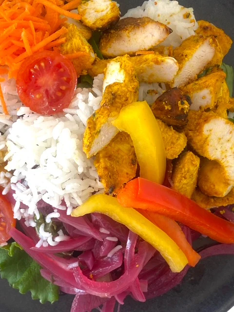 Tikka Chicken Salad with Mango Chutney & Fresh Greens - Image 2