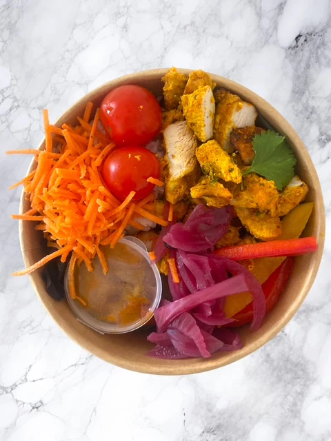 Tikka Chicken Salad with Mango Chutney & Fresh Greens - Image 3